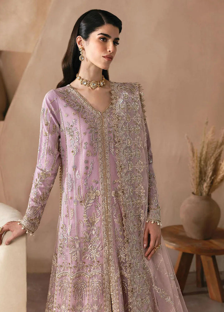 Emaan Adeel Embroidered Net Suit Unstitched 3 Piece EA25CC Rosaria - Luxury Collection