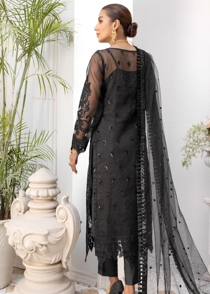 Le Festa By Emaan Adeel Embroidered Chiffon Suits Unstitched 3 Piece EA21-FP4 LF-403 - Premium Collection