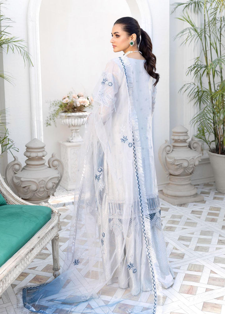 Le Festa By Emaan Adeel Embroidered Chiffon Suits Unstitched 3 Piece EA21-FP4 LF-410 - Premium Collection