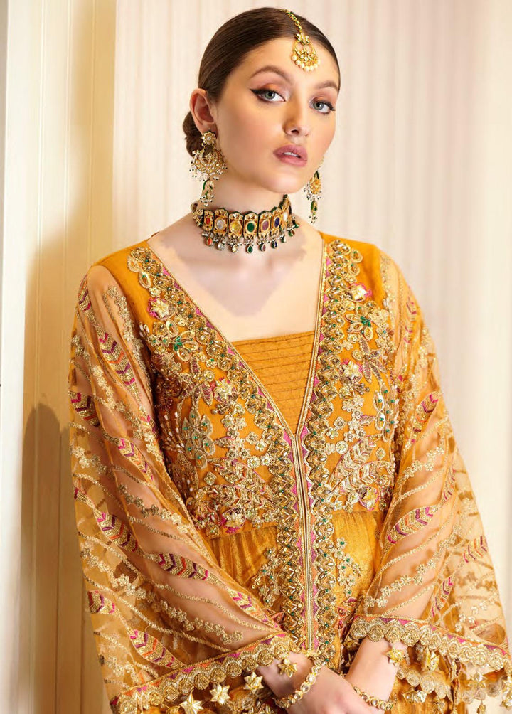 Mahermah By Emaan Adeel Embroidered Net Suits Unstitched 3 Piece EA22-M3 MB-305 - Luxury Collection