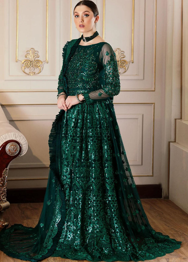 Mahermah By Emaan Adeel Embroidered Net Suits Unstitched 3 Piece EA22-M3 MB-306 - Luxury Collection