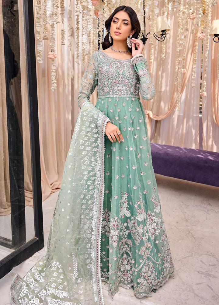 Emaan Adeel Embroidered Organza Suits Unstitched 3 Piece EA23FE FT-03 - Luxury Festive Collection