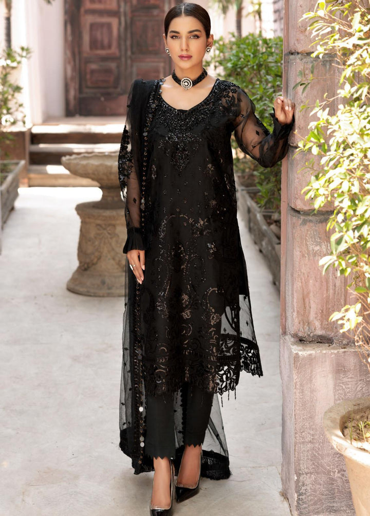 Value Edition By Emaan Adeel Organza Embroidered Suits Unstitched 3 Piece EA22VE VE 03 - Luxury Collection