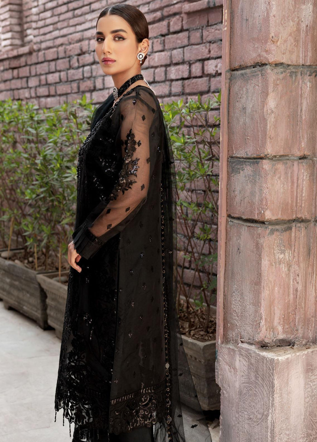 Value Edition By Emaan Adeel Organza Embroidered Suits Unstitched 3 Piece EA22VE VE 03 - Luxury Collection