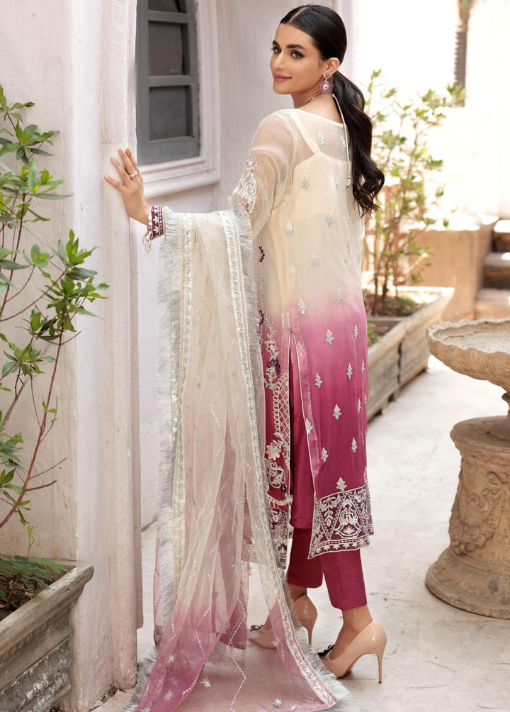 Value Edition By Emaan Adeel Chiffon Embroidered Suits Unstitched 3 Piece EA22VE VE 06 - Luxury Collection