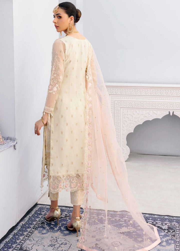 Value Edition By Emaan Adeel Embroidered Organza Suits Unstitched 3 Piece EA22VE-2 VE-201 - Luxury Collection
