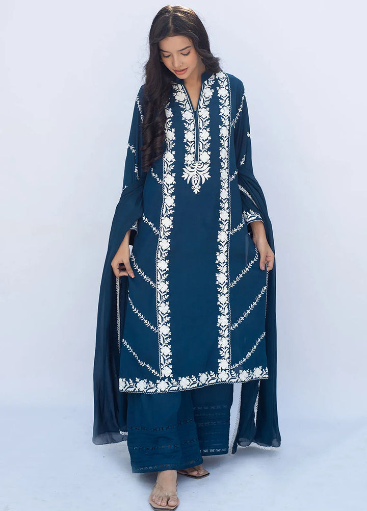 Eman Butt Pret Embriodered Russian silk 3 Piece Suit Alice