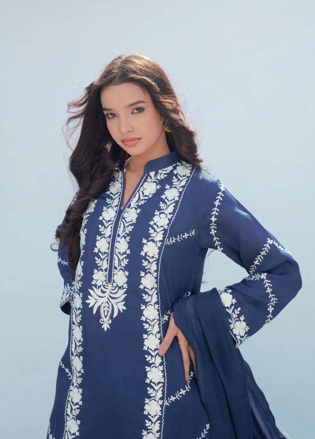 Eman Butt Pret Embriodered Russian silk 3 Piece Suit Alice