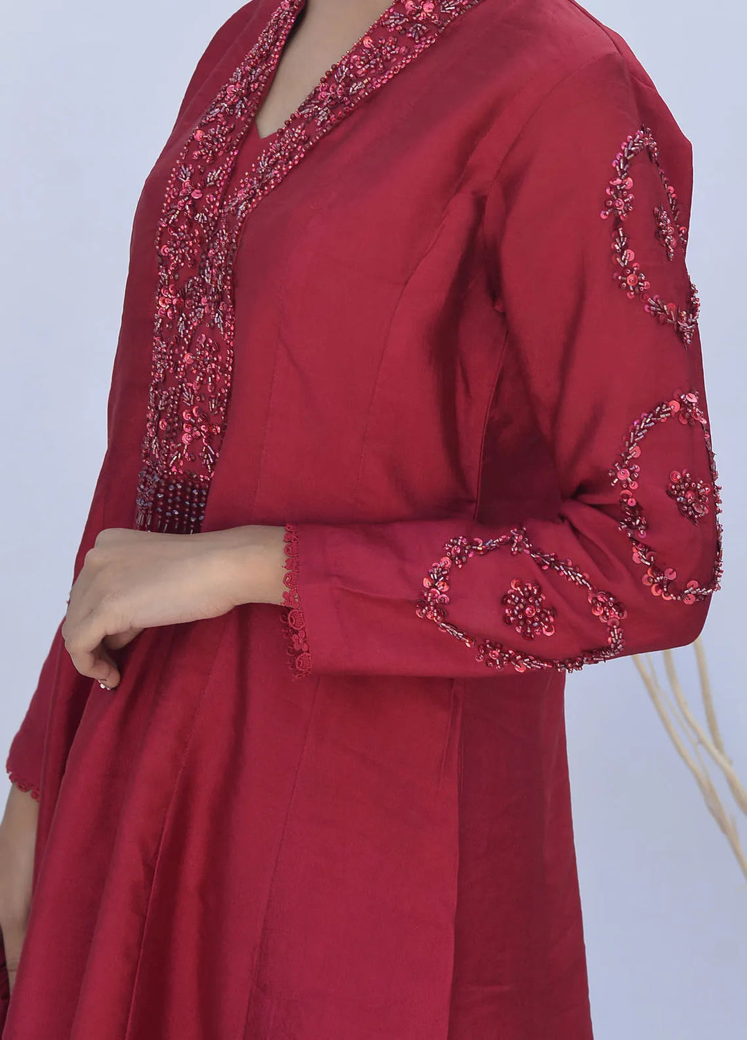 Eman Butt Pret Embriodered sheesha silk 3 Piece Suit Adaa