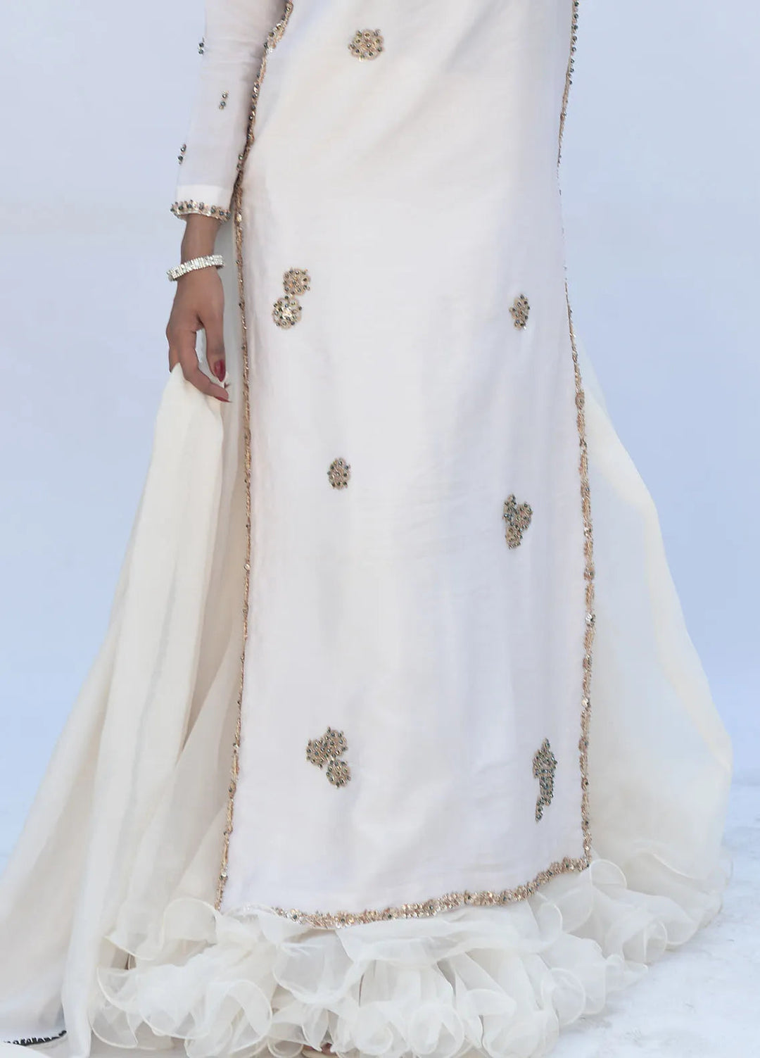 Eman Butt Pret Embriodered sheesha silk 3 Piece Suit Kanwal