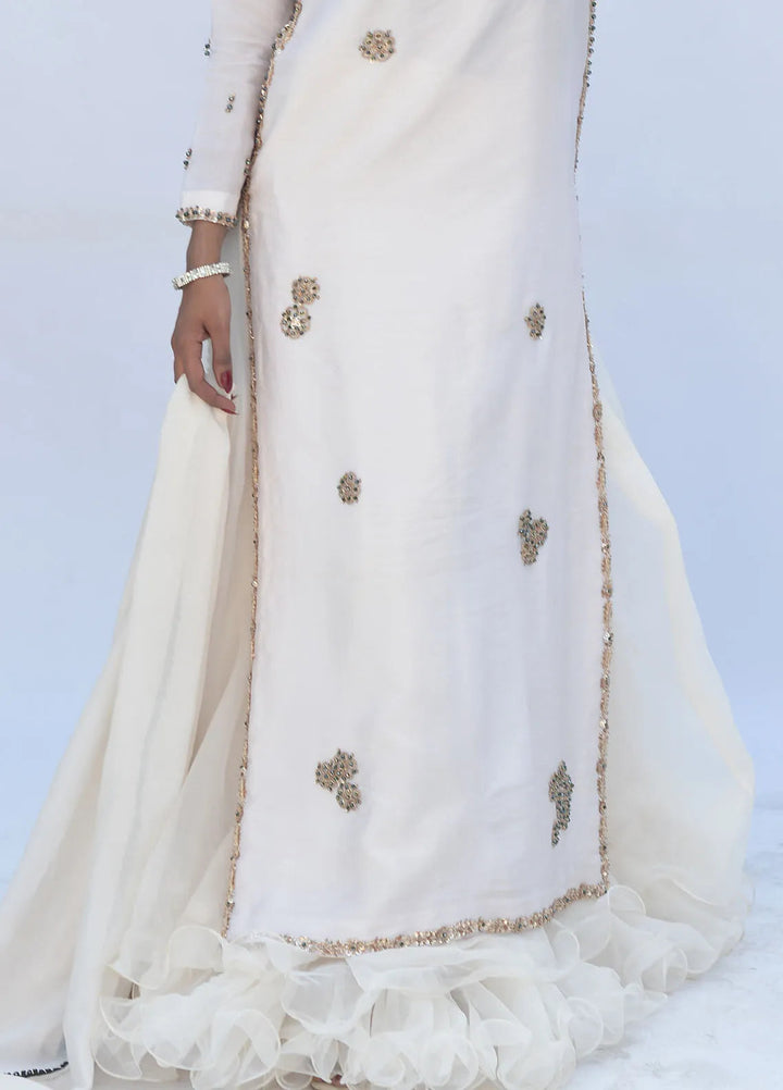 Eman Butt Pret Embriodered sheesha silk 3 Piece Suit Kanwal