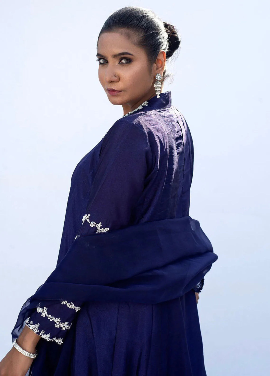 Eman Butt Pret Embriodered sheesha silk 3 Piece Suit Sureyya