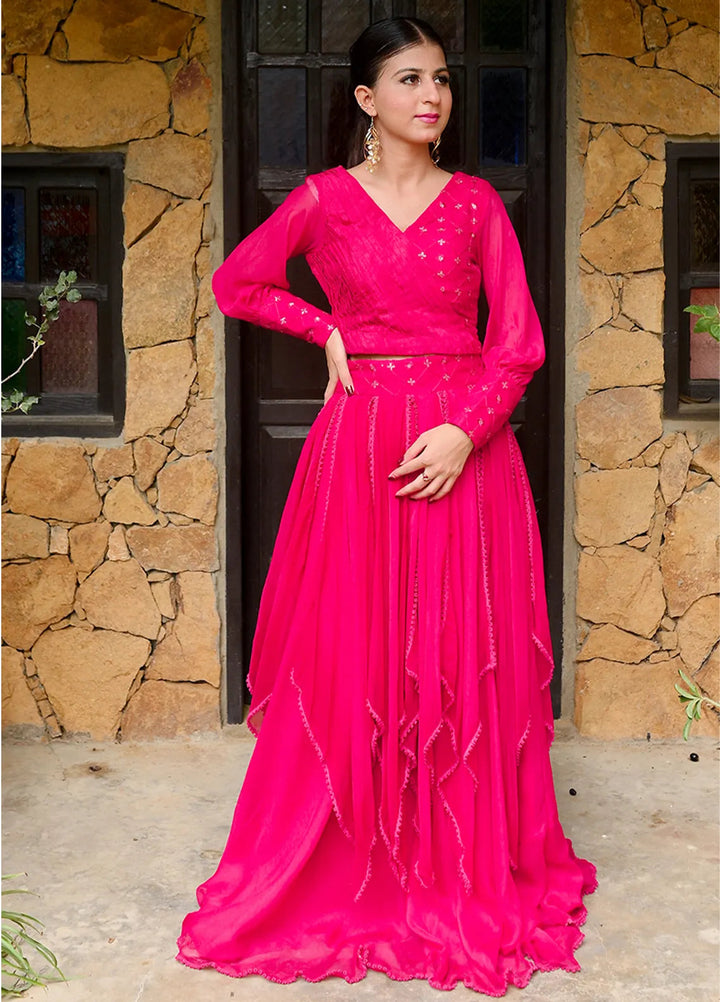 Eman Butt Pret Embroidered Chiffon 2 Piece Suit Iraj