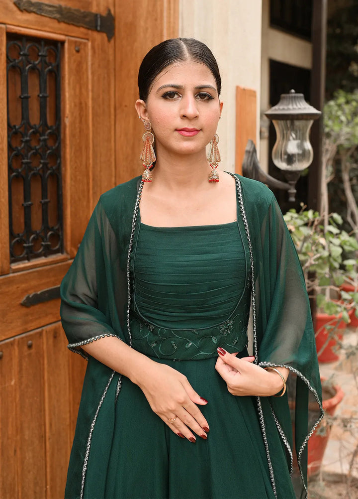 Eman Butt Pret Embroidered Chiffon 3 Piece Suit Amal