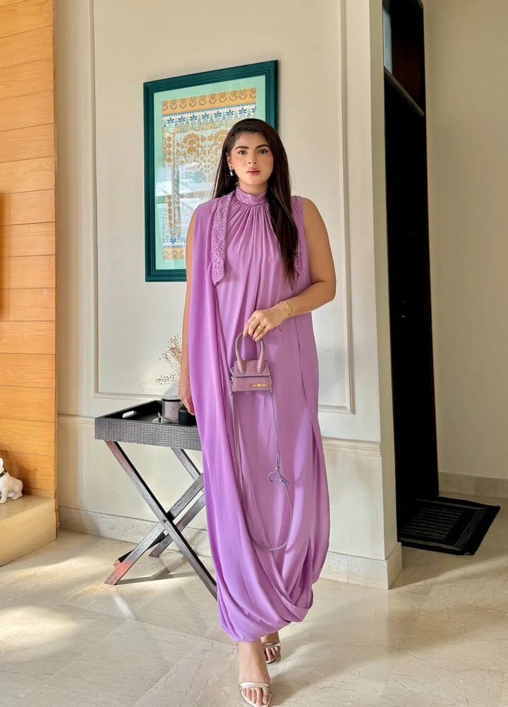 Eman Butt Pret Solid Georgette 2 Piece Suit Ella