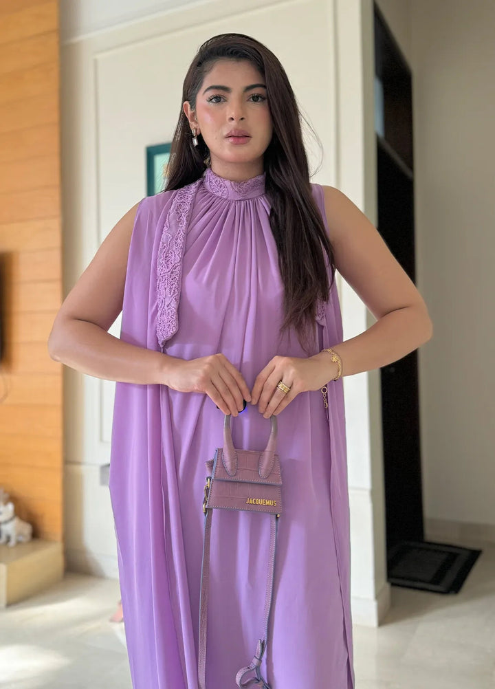 Eman Butt Pret Solid Georgette 2 Piece Suit Ella