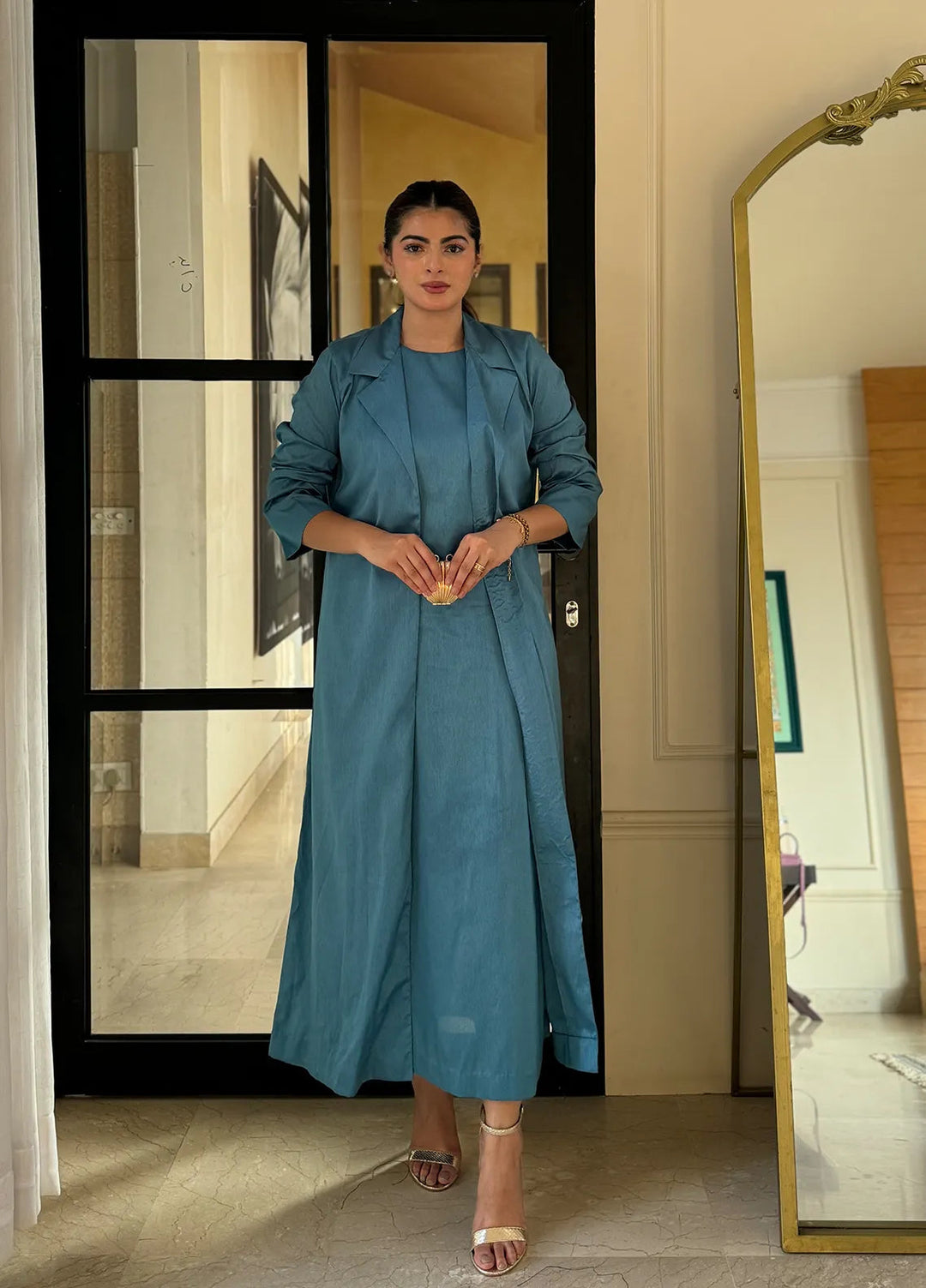 Eman Butt Pret Solid Raw silk 2 Piece Suit Mia