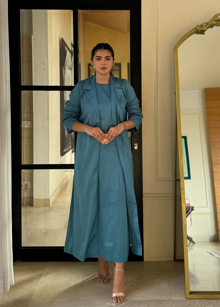 Eman Butt Pret Solid Raw silk 2 Piece Suit Mia