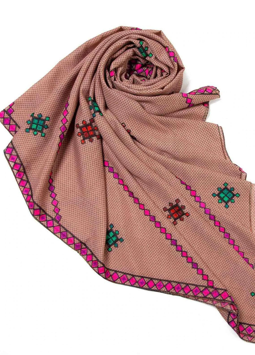 Abaya pk Embroidered Cotton  Chadar ABA22EC HAZEL TRADITIONAL - Embroidered Chadar