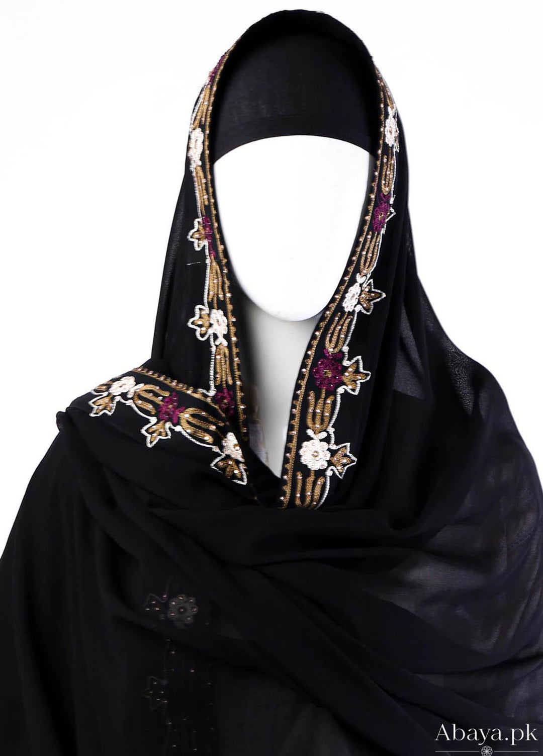 Abaya pk    Chadar ABA22EC Chaadar-012 - Embroidered Chadars