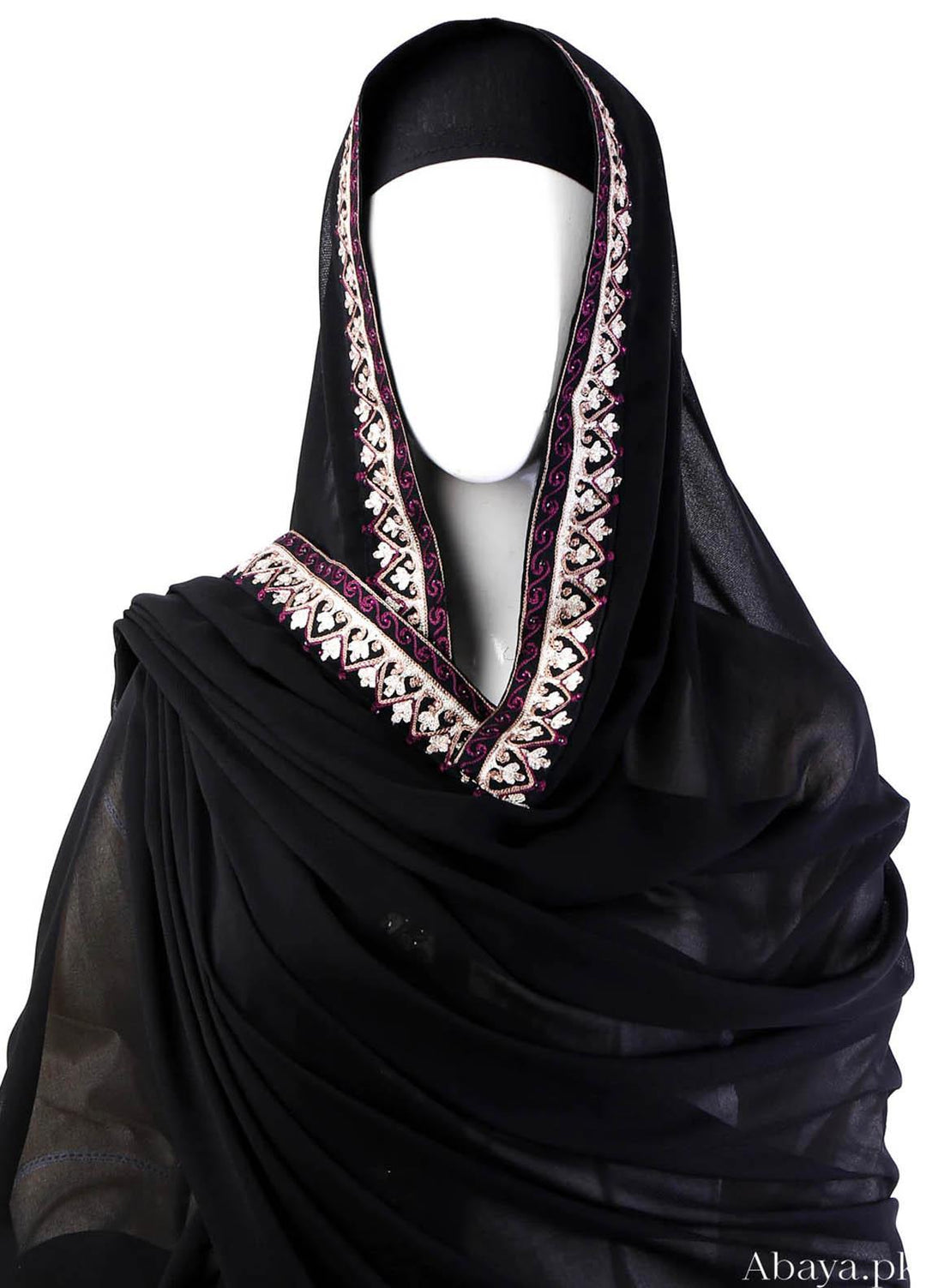 Abaya pk    Chadar ABA22EC Chaadar-020 - Embroidered Chadars