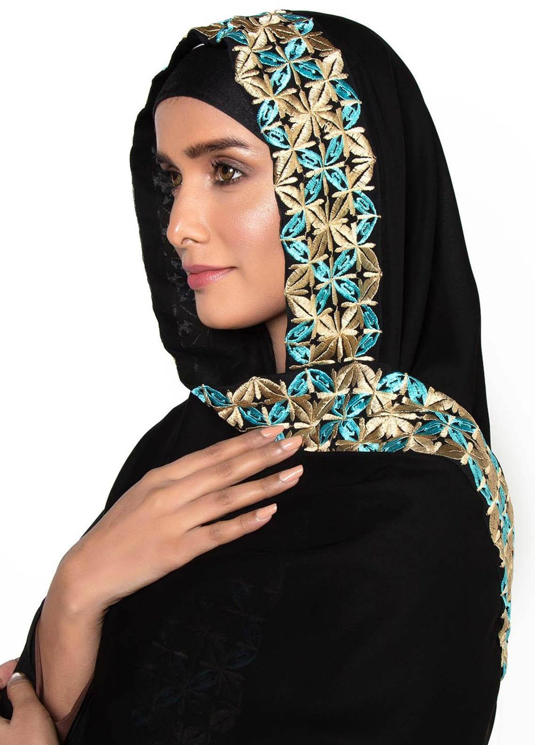 Abaya pk    Chadar ABA22EC Chaadar-Embroidered-104 - Embroidered Chadars