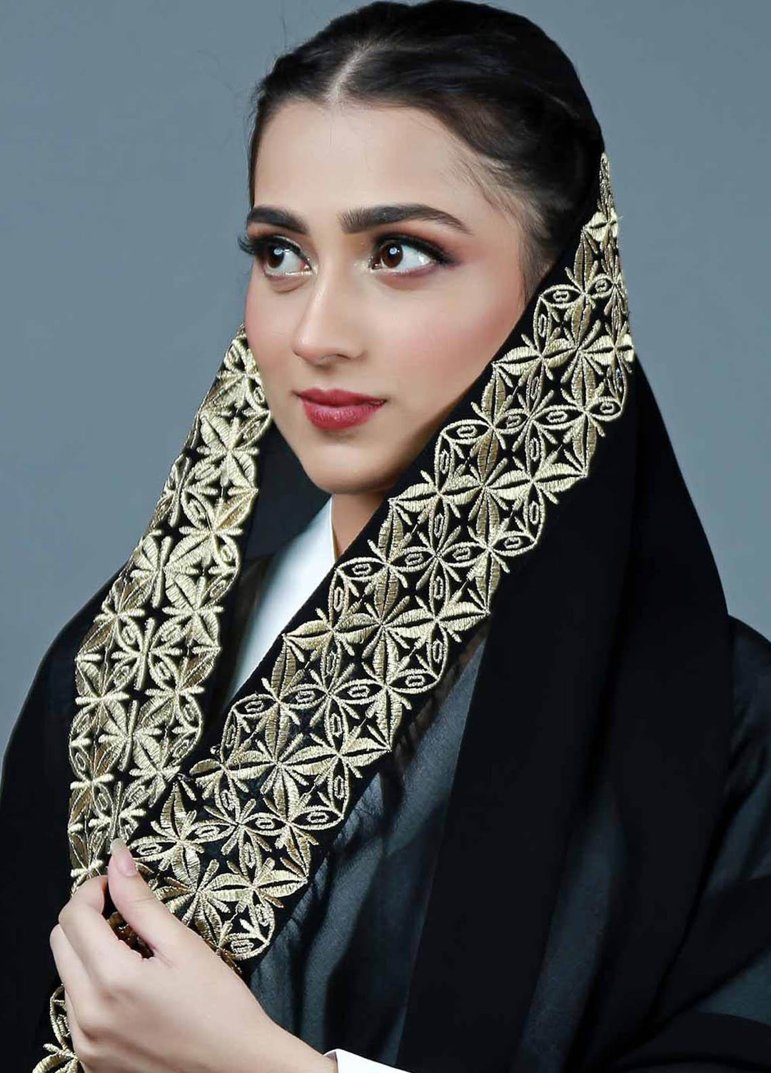 Abaya pk    Chadar ABA22EC Chaadar-Embroidered-105 - Embroidered Chadars