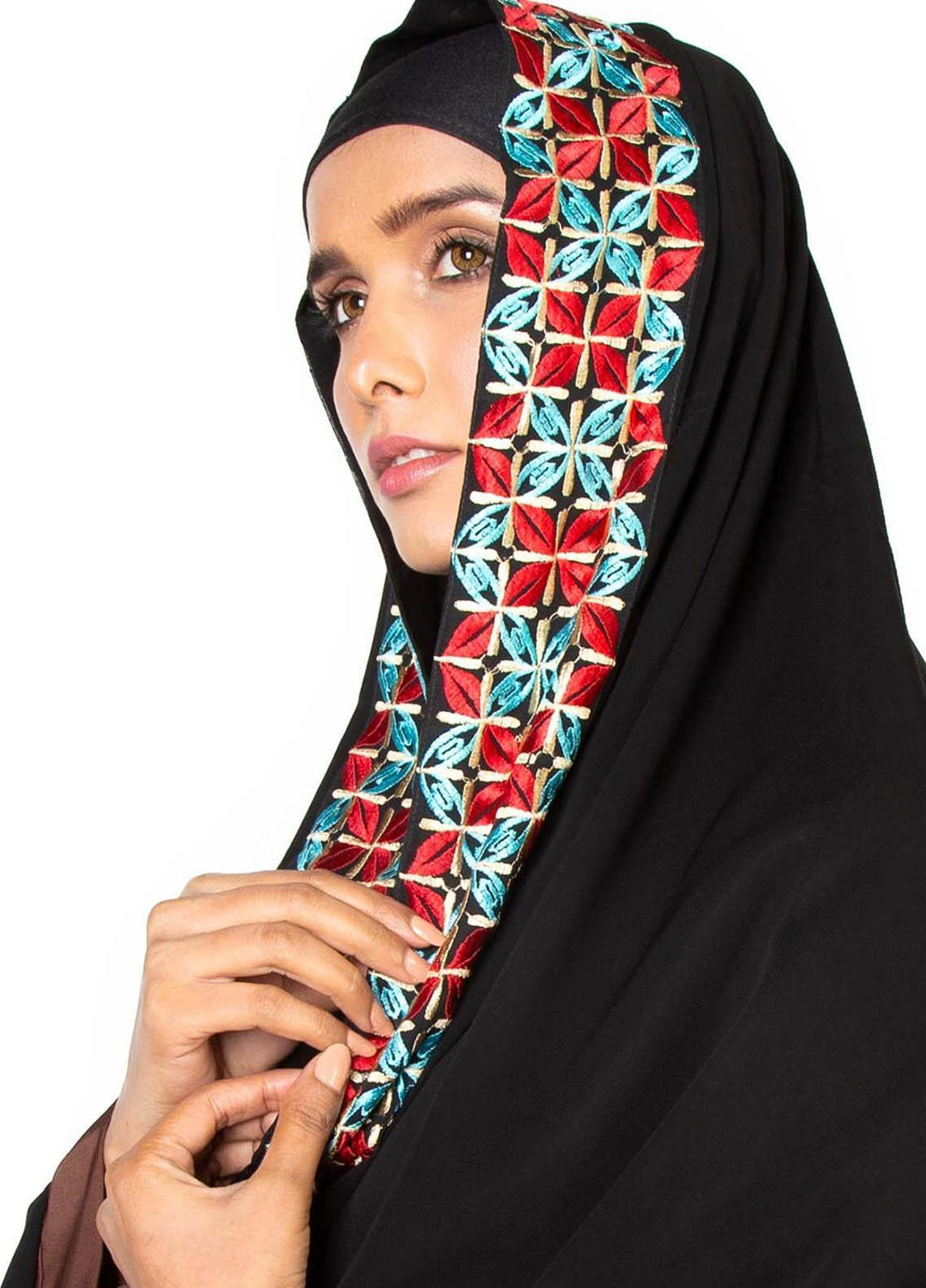 Abaya pk    Chadar ABA22EC Chaadar-Embroidered-111 - Embroidered Chadars