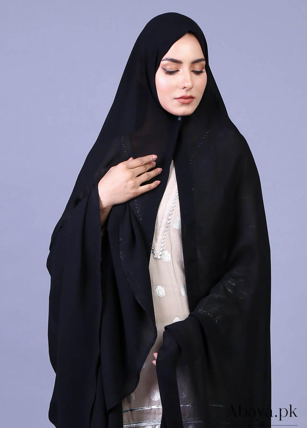 Abaya pk    Chadar ABA22EC Irani-Chaadar-101 - Embroidered Chadars