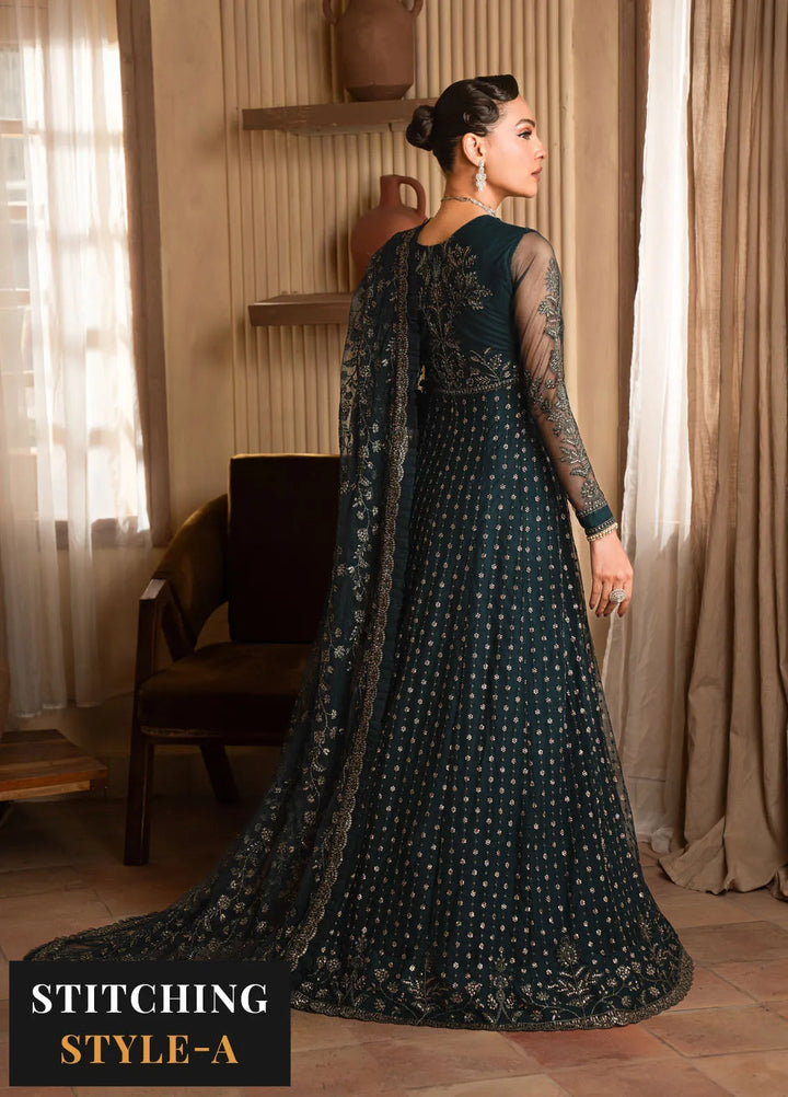 Emirah by Zarif Embroidered Net Suit Unstitched 3 Piece ZRF24E ZEF 01- Orna - Formal Collection
