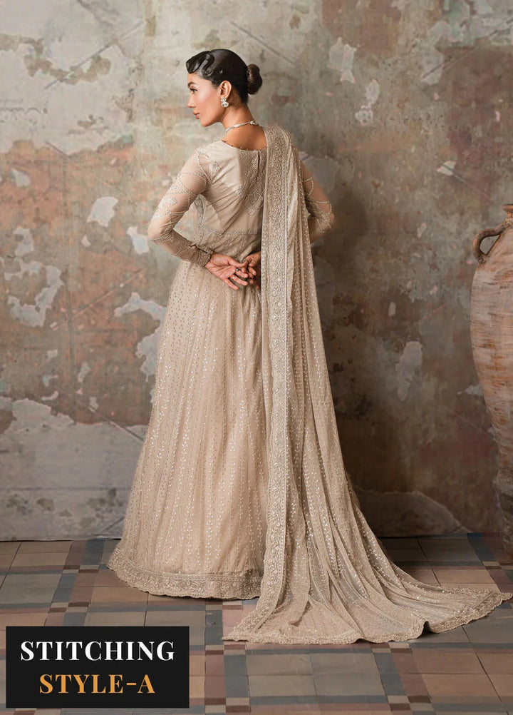 Emirah by Zarif Embroidered Net Suit Unstitched 3 Piece ZRF24E ZEF 02- Breeze - Formal Collection