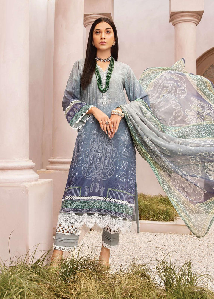 Emrose by LALA Textiles Digital Printed Lawn Suits Unstitched 3 Piece LT22EM LAVANDE LA-0031 - Summer Collection