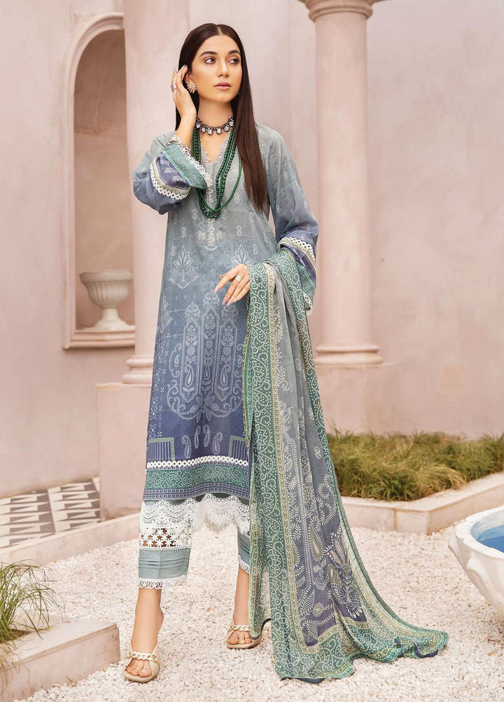 Emrose by LALA Textiles Digital Printed Lawn Suits Unstitched 3 Piece LT22EM LAVANDE LA-0031 - Summer Collection