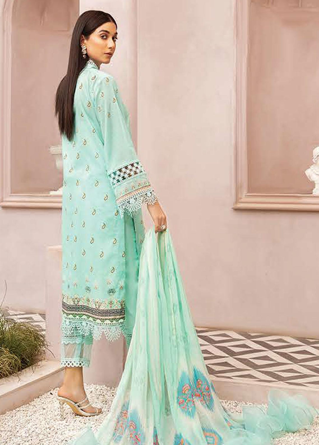 Emrose by LALA Textiles Digital Printed Lawn Suits Unstitched 3 Piece LT22EM VANEESA LA-0032 - Summer Collection