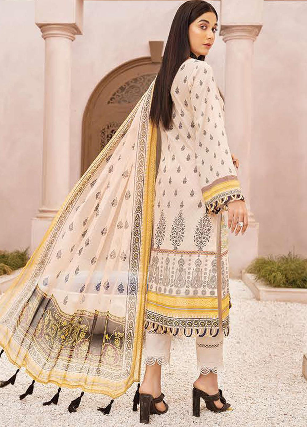 Emrose by LALA Textiles Digital Printed Lawn Suits Unstitched 3 Piece LT22EM IZEH LA-0033 - Summer Collection