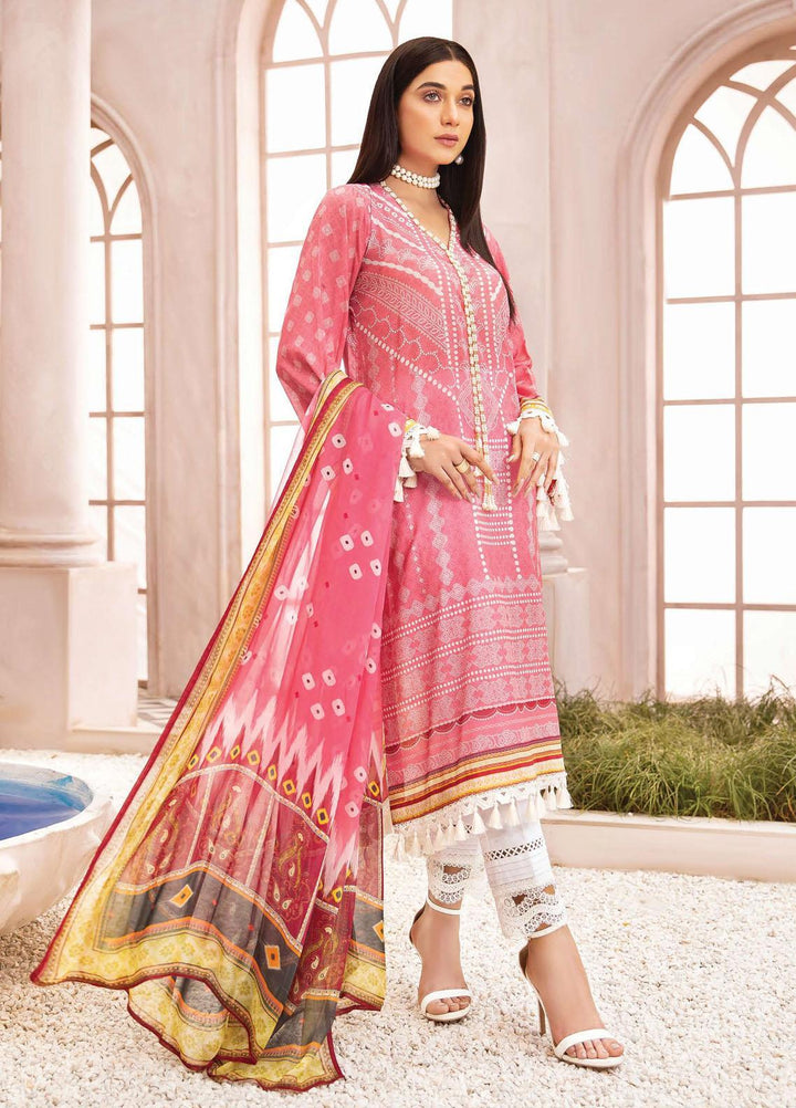 Emrose by LALA Textiles Digital Printed Lawn Suits Unstitched 3 Piece LT22EM SAVEH LA-0035 - Summer Collection