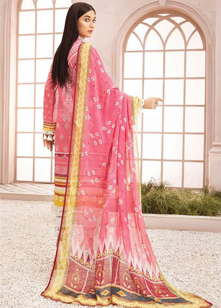 Emrose by LALA Textiles Digital Printed Lawn Suits Unstitched 3 Piece LT22EM SAVEH LA-0035 - Summer Collection