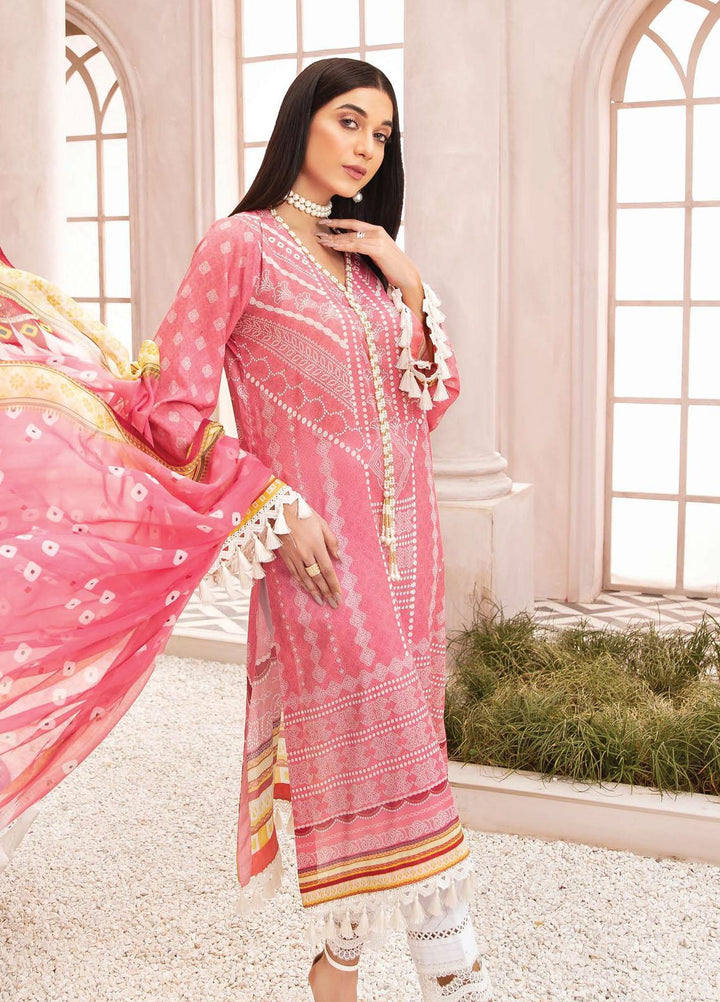 Emrose by LALA Textiles Digital Printed Lawn Suits Unstitched 3 Piece LT22EM SAVEH LA-0035 - Summer Collection