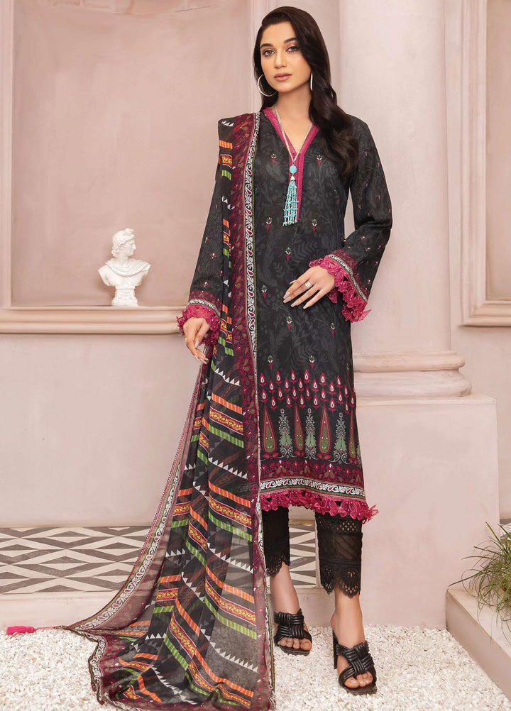 Emrose by LALA Textiles Digital Printed Lawn Suits Unstitched 3 Piece LT22EM ELANA LA-0036 - Summer Collection