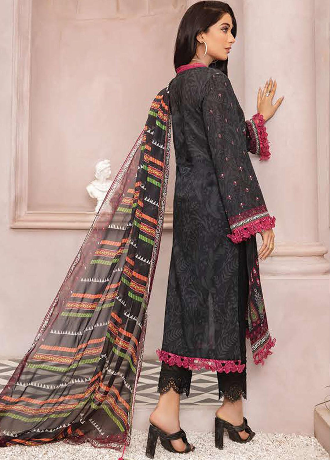 Emrose by LALA Textiles Digital Printed Lawn Suits Unstitched 3 Piece LT22EM ELANA LA-0036 - Summer Collection