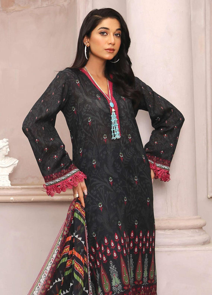 Emrose by LALA Textiles Digital Printed Lawn Suits Unstitched 3 Piece LT22EM ELANA LA-0036 - Summer Collection
