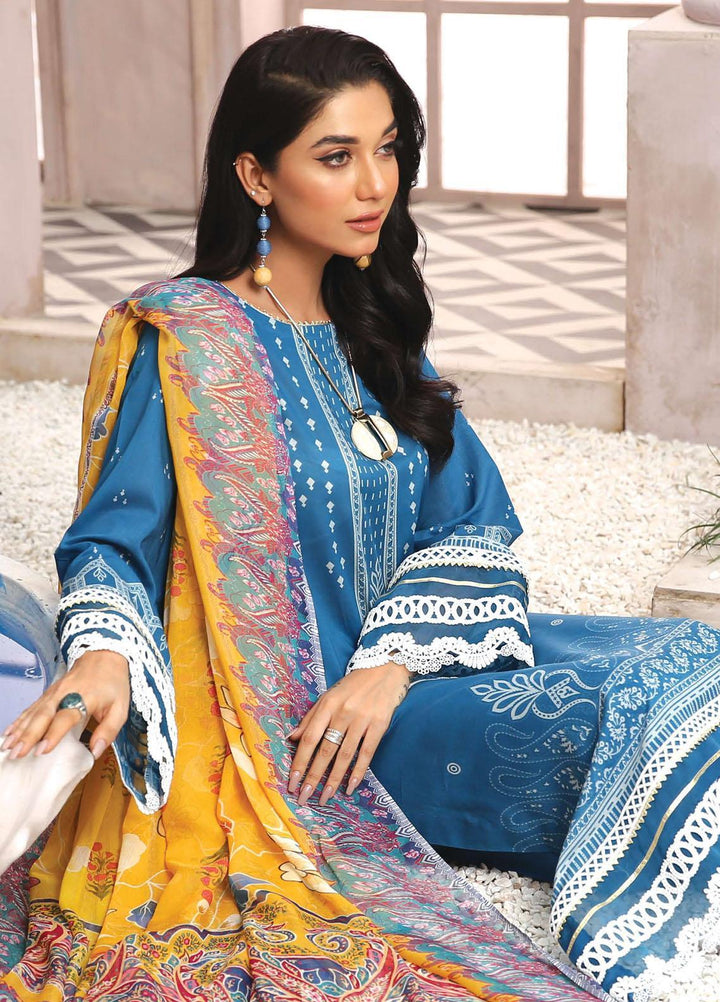 Emrose by LALA Textiles Digital Printed Lawn Suits Unstitched 3 Piece LT22EM ERBIL LA-0037 - Summer Collection