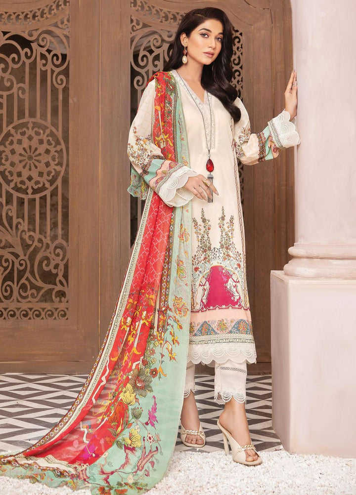 Emrose by LALA Textiles Digital Printed Lawn Suits Unstitched 3 Piece LT22EM FARDIS LA-0038 - Summer Collection