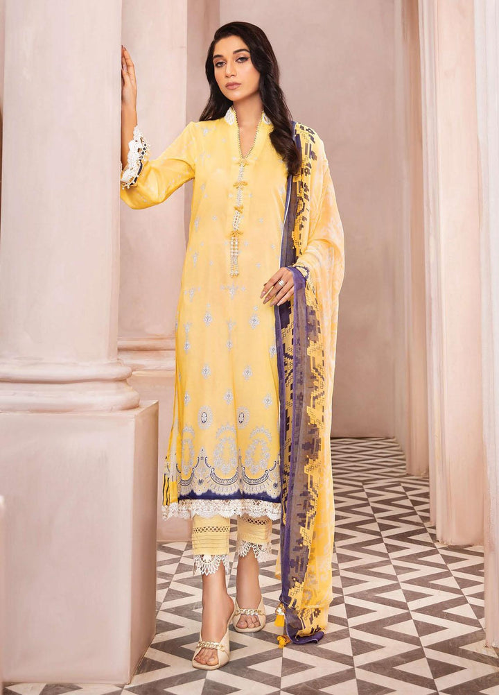 Emrose by LALA Textiles Digital Printed Lawn Suits Unstitched 3 Piece LT22EM URMIA LA-0040 - Summer Collection