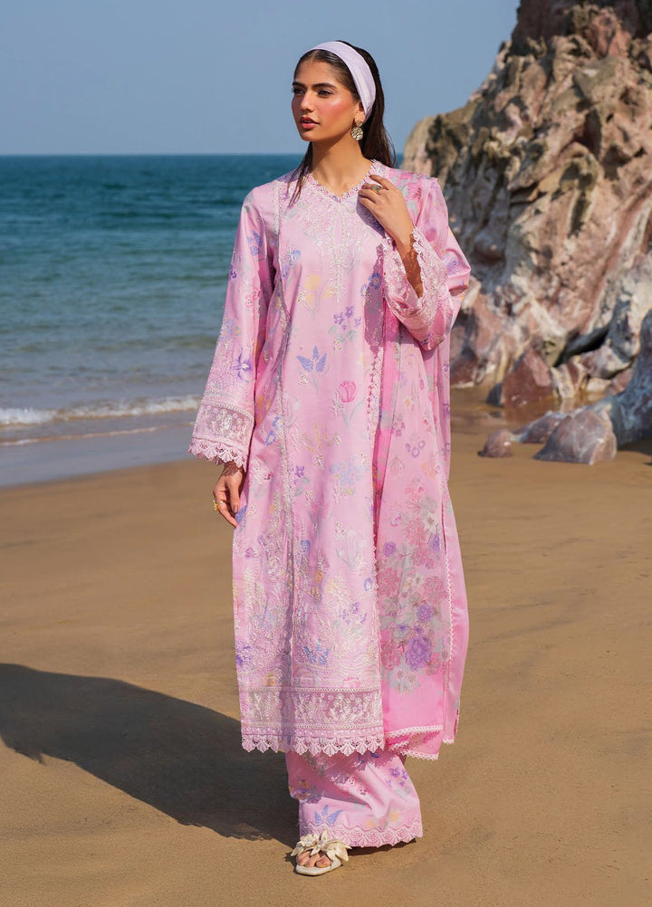 Endless by Afrozeh Embroidered Lawn Suits Unstitched 3 Piece AF25ES D-02 Gilded - Summer Collection