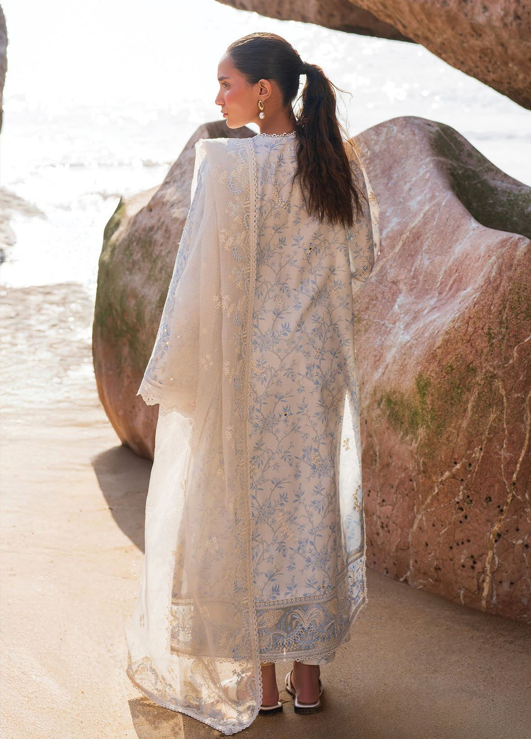 Endless by Afrozeh Embroidered Lawn Suits Unstitched 3 Piece AF25ES D-03 Nerida - Summer Collection