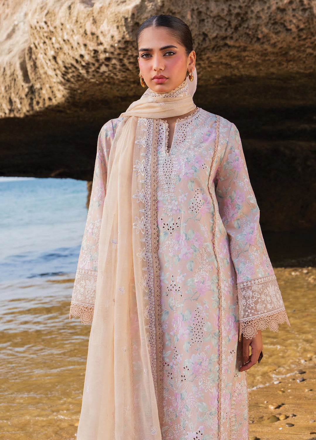 Endless by Afrozeh Embroidered Lawn Suits Unstitched 3 Piece AF25ES D-04 Zephyria - Summer Collection