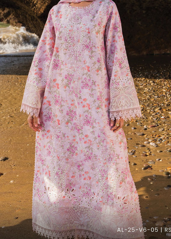 Endless by Afrozeh Embroidered Lawn Suits Unstitched 3 Piece AF25ES D-05 Zar - Summer Collection