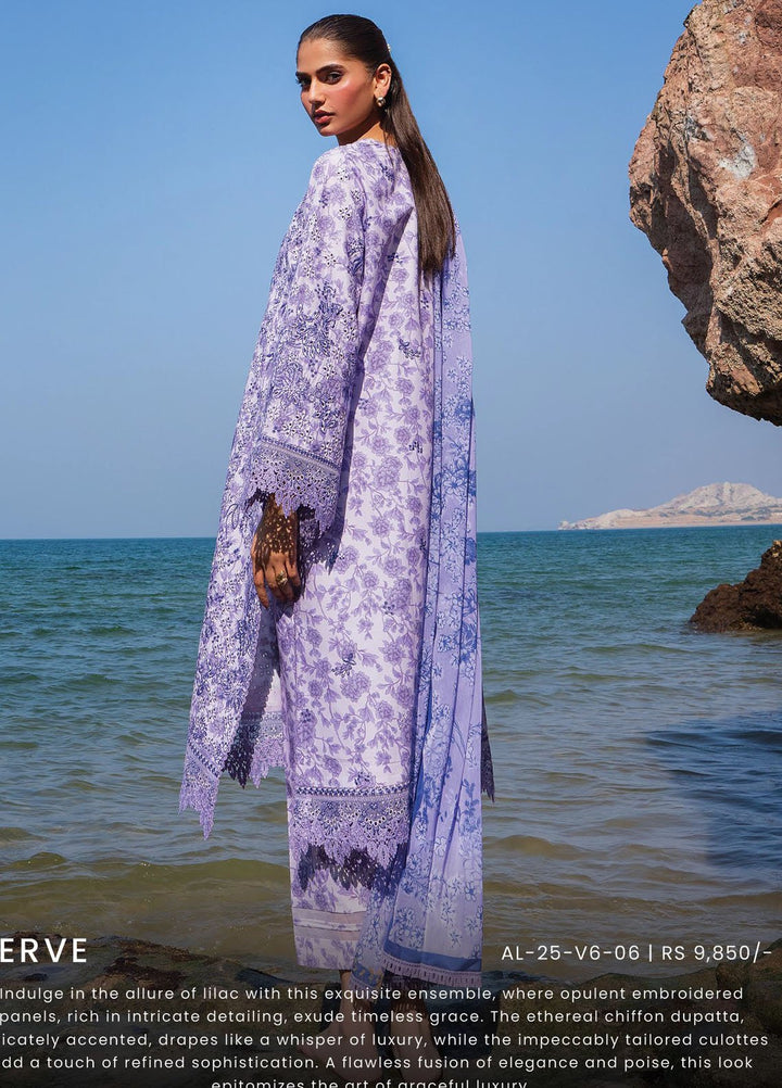 Endless by Afrozeh Embroidered Lawn Suits Unstitched 3 Piece AF25ES D-06 Verve - Summer Collection