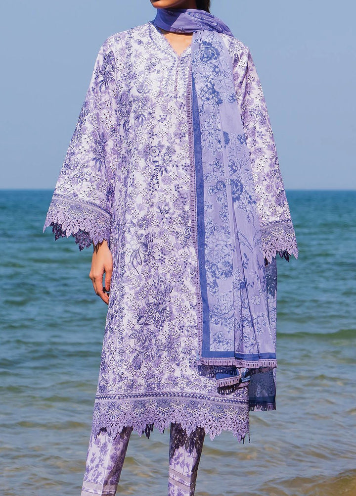 Endless by Afrozeh Embroidered Lawn Suits Unstitched 3 Piece AF25ES D-06 Verve - Summer Collection